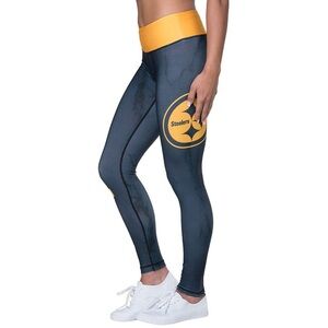 NFL Team Apparel Pittsburgh Steelers  High Waist Leggings